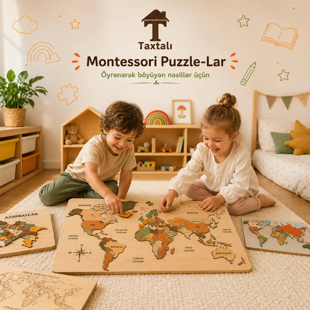 Montessori Puzzle-lar